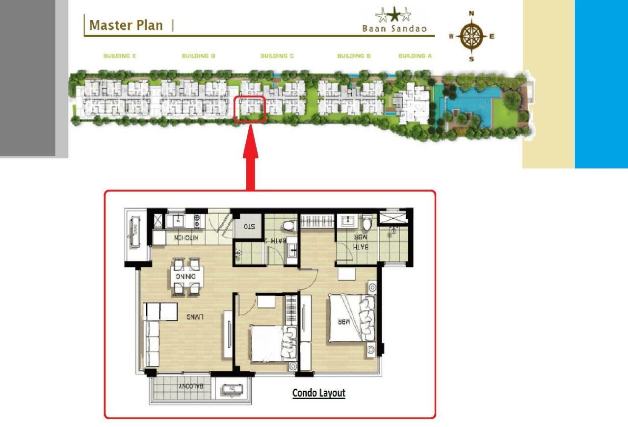 Baan San Dao Hua Hin Apartment Exterior foto